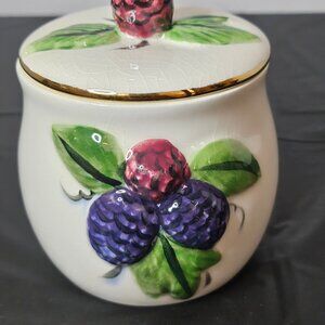 Vintage Knot's Berry Farm Jam Jar With Lid